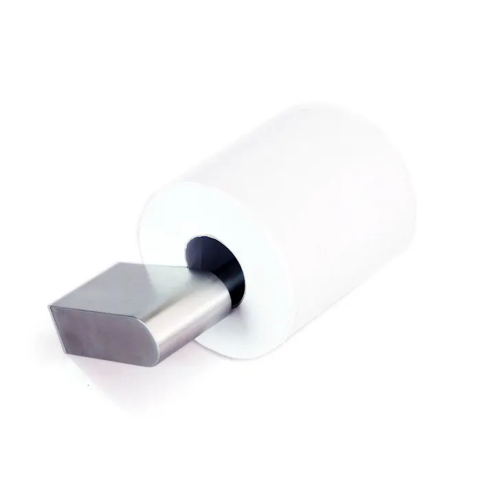 トイレットロールホルダー|ZACK 40413 ATORE トイレットペーパーホルダー トイレ用品 トイレ収納 壁取り付け用 DIY ステンレス おしゃれ 雑貨 かっこいい 上質 高級 ホテルライク 男前インテリア インダストリアル ドイツ デザイナーズ