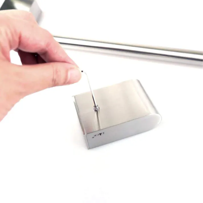 タオルレール51cm|ZACK 40421 ATORE タオル掛け 浴室収納 タオルハンガー シングルレール シャワールーム 洗面 キッチン 壁付け DIY ステンレス 高級 ホテルライク インテリア インダストリアル ドイツ デザイナーズ