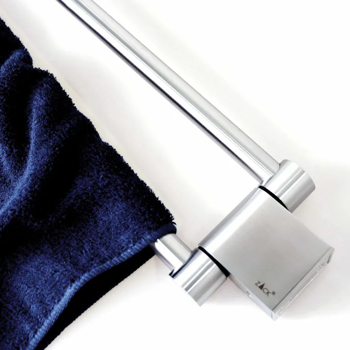 タオルホルダー|ZACK 40424 ATORE タオル掛け タオルハンガー 可動式 レール タオルハンガー 浴室 洗面 キッチン 壁付け DIY ステンレス おしゃれ 雑貨 かっこいい 上質 高級 ホテルライク 男前インテリア インダストリアル ドイツ デザイナーズ