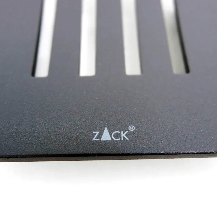 ソープディッシュ マットブラック|ZACK 40443 ABBACO ソープトレー 石鹸トレイ 石鹸入れ 石鹸受け 石鹸置き スクエア ステンレス おしゃれ 雑貨 スタイリッシュ モード かっこいい 上質 高級 ホテルライク 男前インテリア インダストリアル ドイツ デザイナーズ