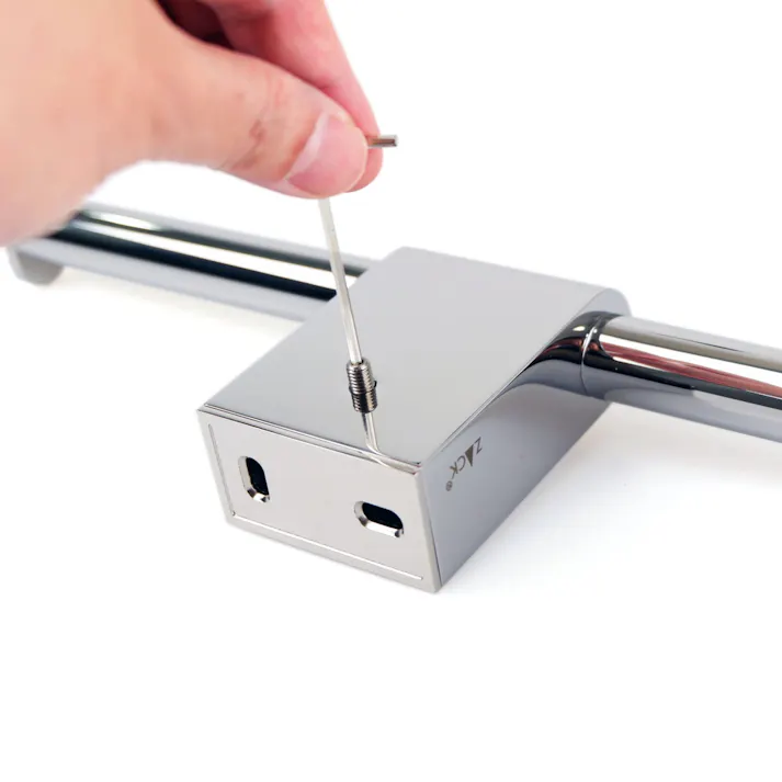 ダブルトイレットロールホルダー|ZACK 40452 ATORE トイレットペーパーホルダー ダブル収納 ペーパーストック トイレ収納 壁付け DIY ステンレス おしゃれ 雑貨 かっこいい 上質 高級 ホテルライク 男前インテリア インダストリアル ドイツ デザイナーズ