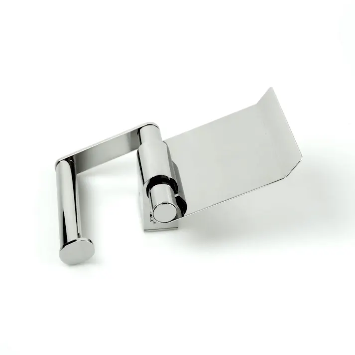 トイレットロールホルダー(フラップ付)|ZACK 40453 ATORE トイレットペーパーホルダー トイレ収納 壁付け DIY ステンレス 高級 ホテルライク インダストリアル ドイツ デザイナーズ