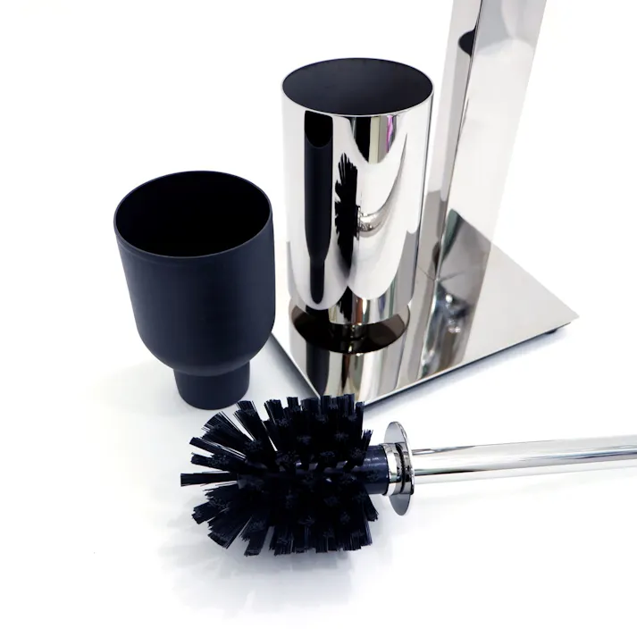 トイレットバトラー|ZACK 40455 ATORE トイレバトラー トイレブラシ ペーパースタンド トイレ収納 サニタリー ステンレス 高級 ホテルライク インダストリアル ドイツ デザイナーズ