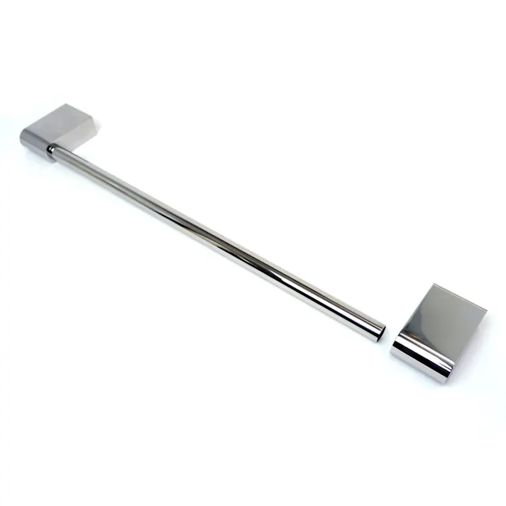 タオルレール50cm|ZACK 40459 ATORE タオル掛け タオルバー タオルホルダー 浴室 洗面 キッチン バスルーム 壁付け DIY ステンレス 高級 ホテルライク インダストリアル ドイツ デザイナーズ