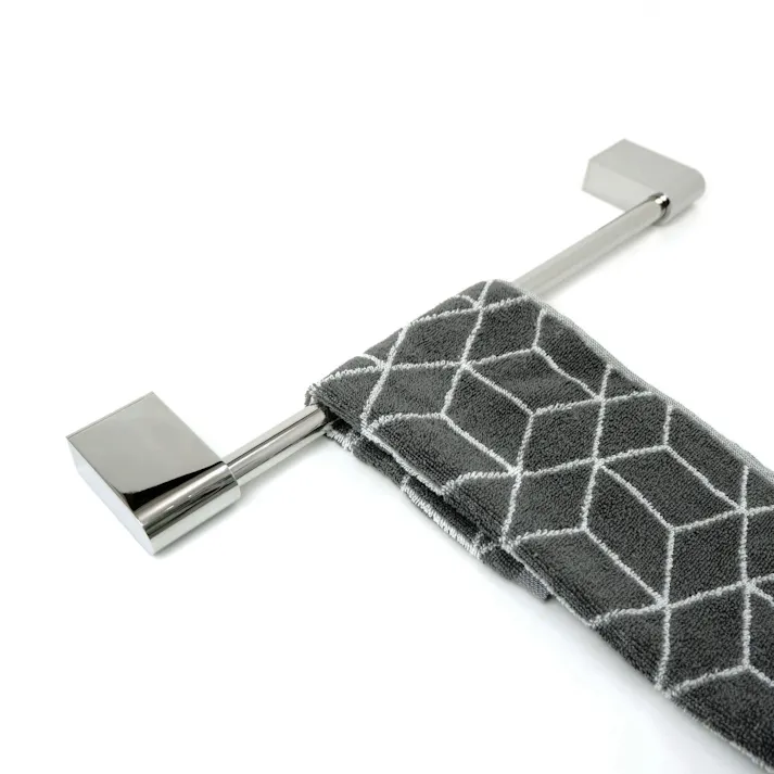 タオルレール50cm|ZACK 40459 ATORE タオル掛け タオルバー タオルホルダー 浴室 洗面 キッチン バスルーム 壁付け DIY ステンレス 高級 ホテルライク インダストリアル ドイツ デザイナーズ