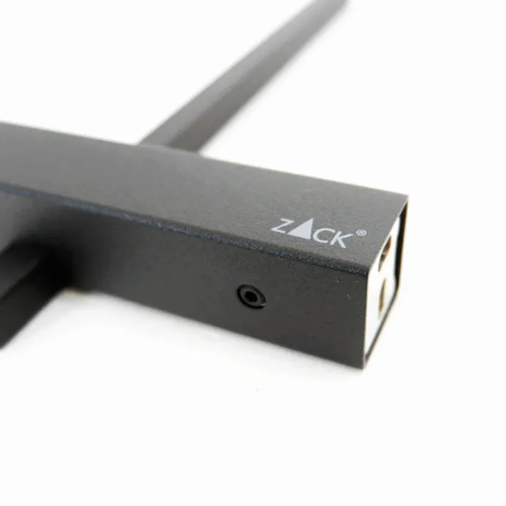 スペアトイレットペーパーホルダー マットブラック|ZACK 40501 CARVO ペーパーホルダー 縦型 スリム 壁付け DIY ステンレス おしゃれ 雑貨 スタイリッシュ モード かっこいい 上質 高級 ホテルライク 男前インテリア インダストリアル ドイツ デザイナーズ