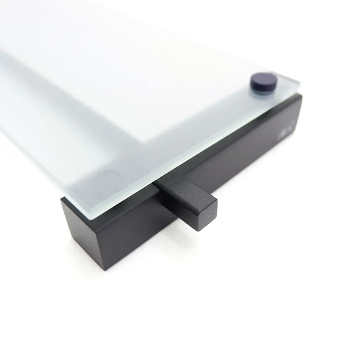 バスルームシェルフ マットブラック|ZACK 40506 CARVO バスシェルフ ガラスシェルフ 収納 棚 バス 浴室 壁付け DIY ステンレス 高級 ホテルライク インダストリアル ドイツ デザイナーズ