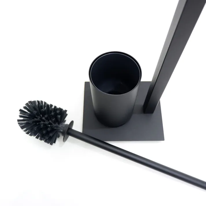 トイレットバトラー マットブラック|ZACK 40508 CARVO トイレバトラー トイレブラシ ペーパースタンド トイレ収納 ステンレス 高級 ホテルライク インダストリアル ドイツ デザイナーズ