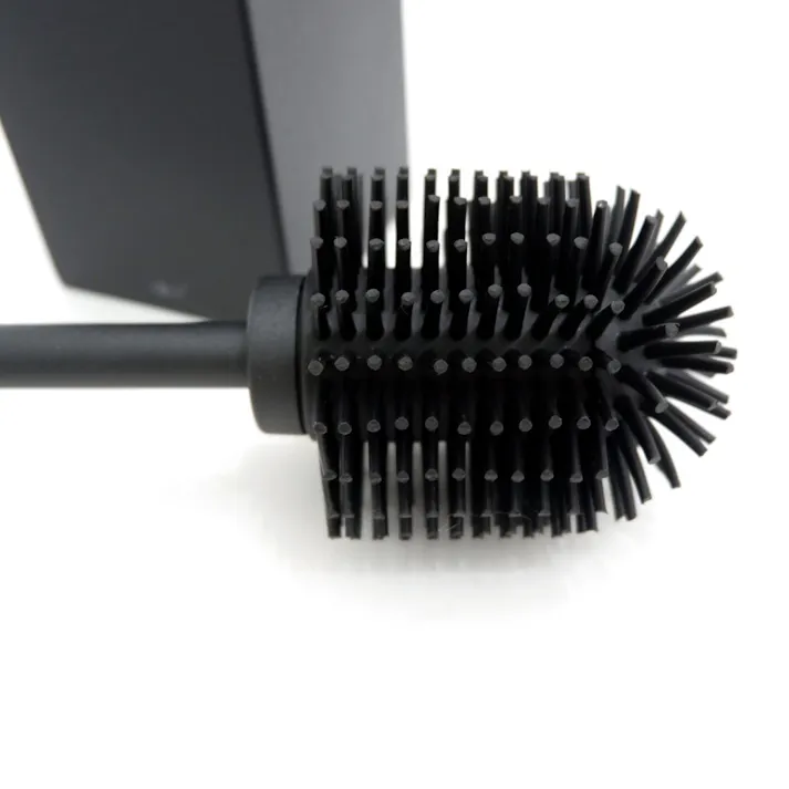 トイレブラシ マットブラック|ZACK 40510 CARVO トイレットブラシ セット トイレ用品 トイレ収納 壁取付け用 DIY ステンレス かっこいい 上質 高級 ホテルライク 男前インテリア インダストリアル ドイツ デザイナーズ