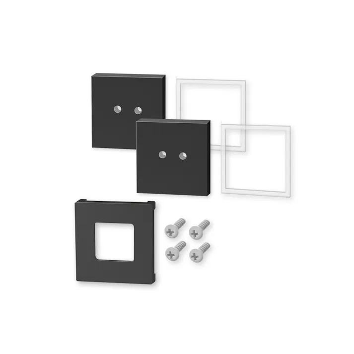 接着用ブラケット マットブラック|ZACK 40512 CARVO パーツ 部品 壁取付け 壁設置 DIY ステンレス おしゃれ 雑貨 かっこいい 上質 高級 ホテルライク 男前インテリア インダストリアル ドイツ デザイナーズ