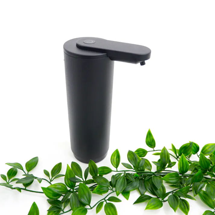 センサーリキッドディスペンサー マットブラック|ZACK 40544 TERVO センサー付き タッチレス ソープディスペンサー 液体ソープ入れ ステンレス おしゃれ 雑貨 かっこいい 上質 高級 ホテルライク 男前インテリア インダストリアル ドイツ デザイナーズ