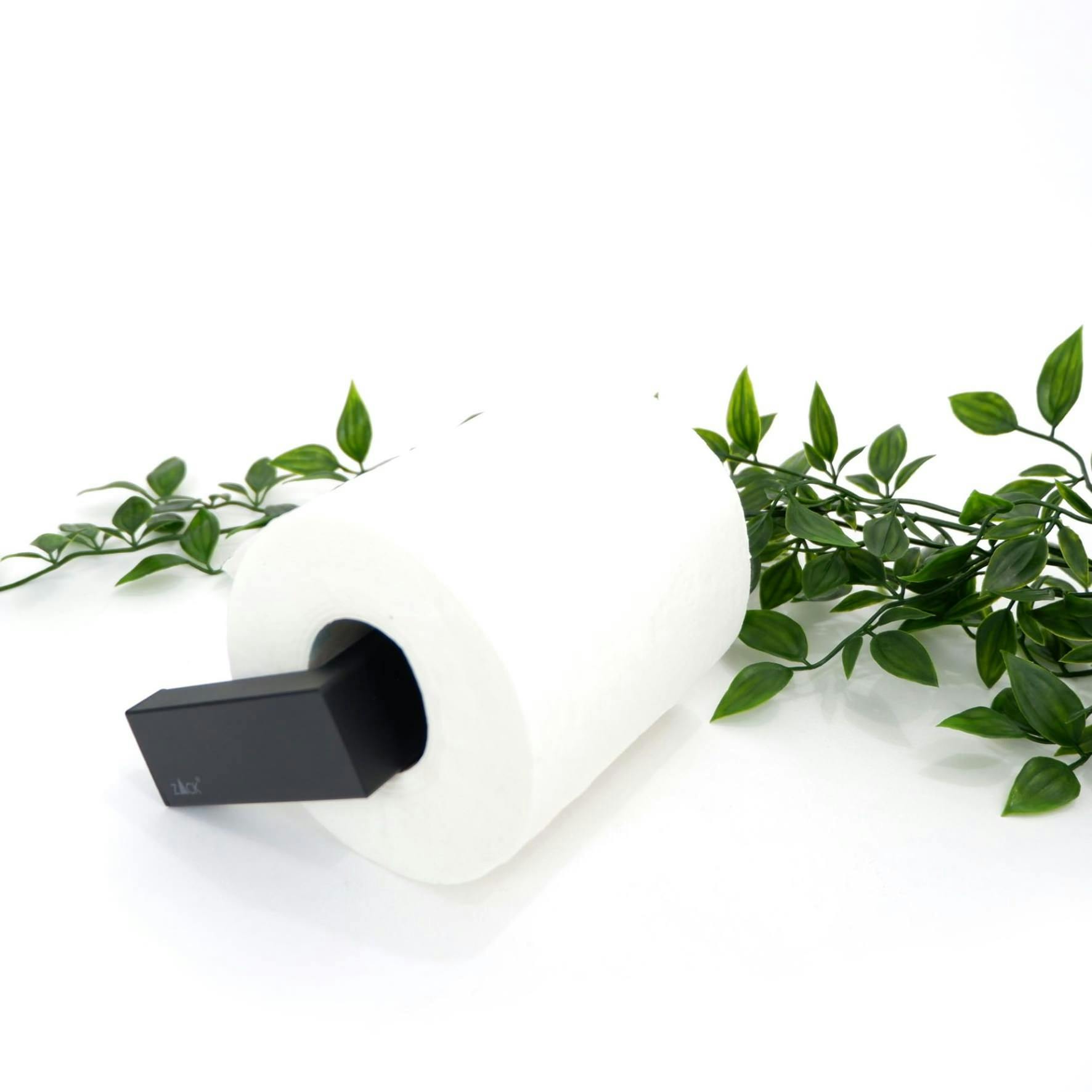 トイレットロールホルダー マットブラック｜ZACK 40590 LINEA