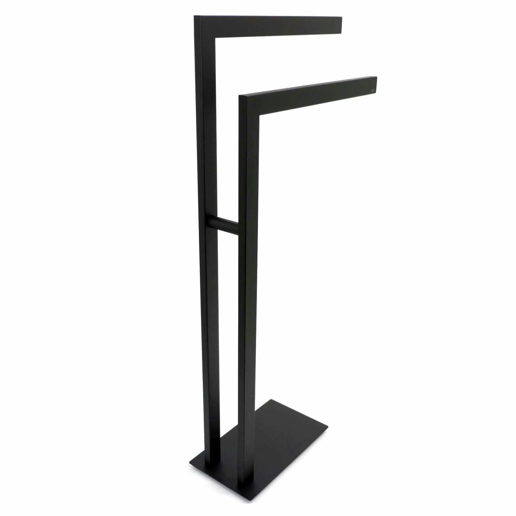 LAX　タオル タオルスタンド マットブラック｜ZACK 40593 LINEA タオル掛け