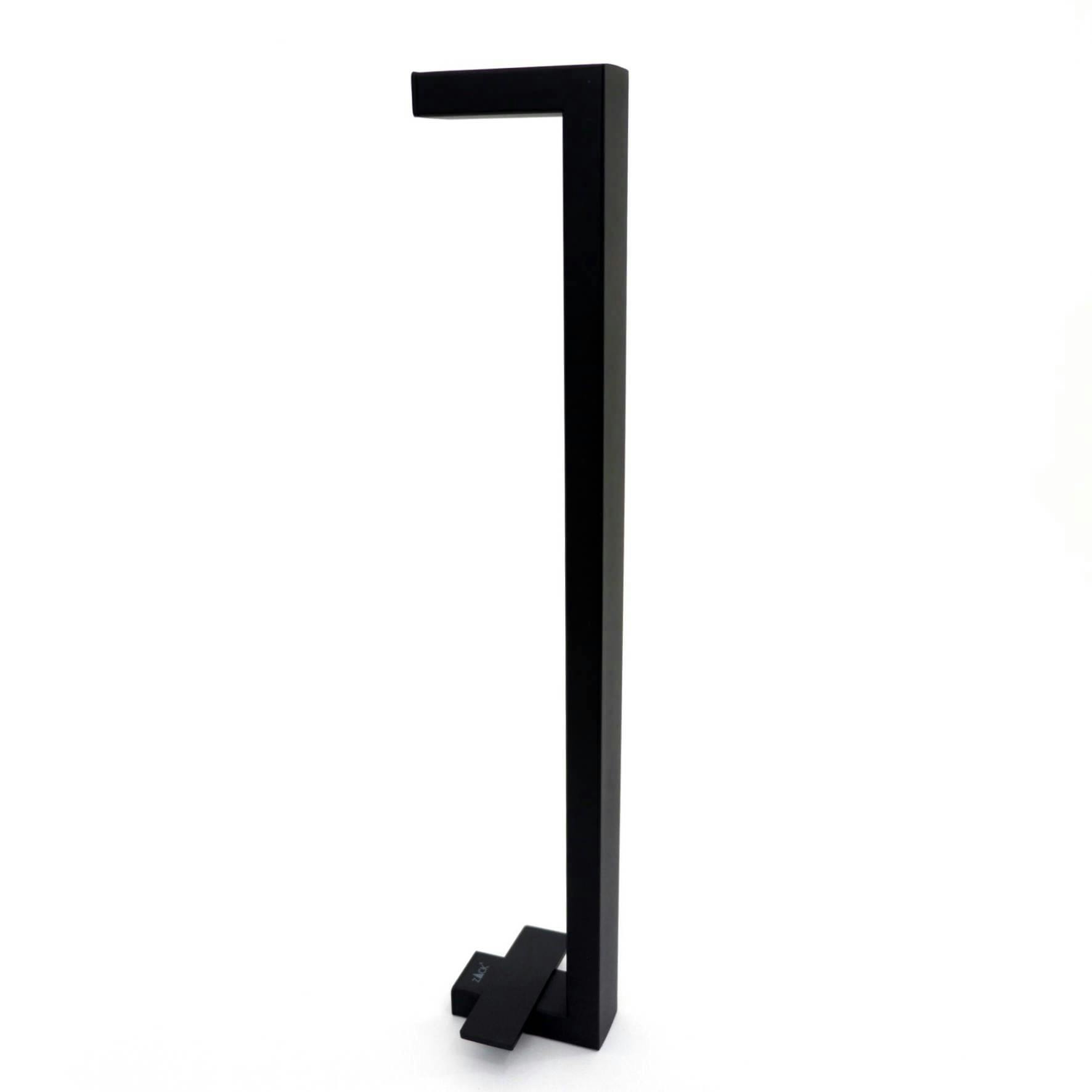 タオルホルダー マットブラック｜ZACK 40598 LINEA 縦型 収納 ゲスト用