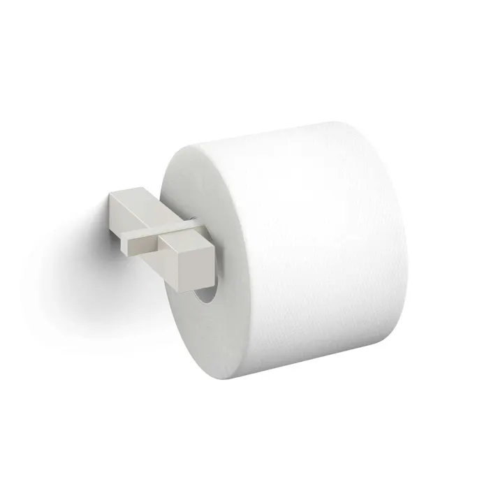 トイレットロールホルダー ホワイト|ZACK 40810 CARVO ペーパーホルダー ロールホルダー 収納 壁付けタイプ DIY ステンレス おしゃれ 雑貨 スタイリッシュ モード かっこいい 上質 高級 ホテルライク 男前インテリア インダストリアル ドイツ デザイナーズ