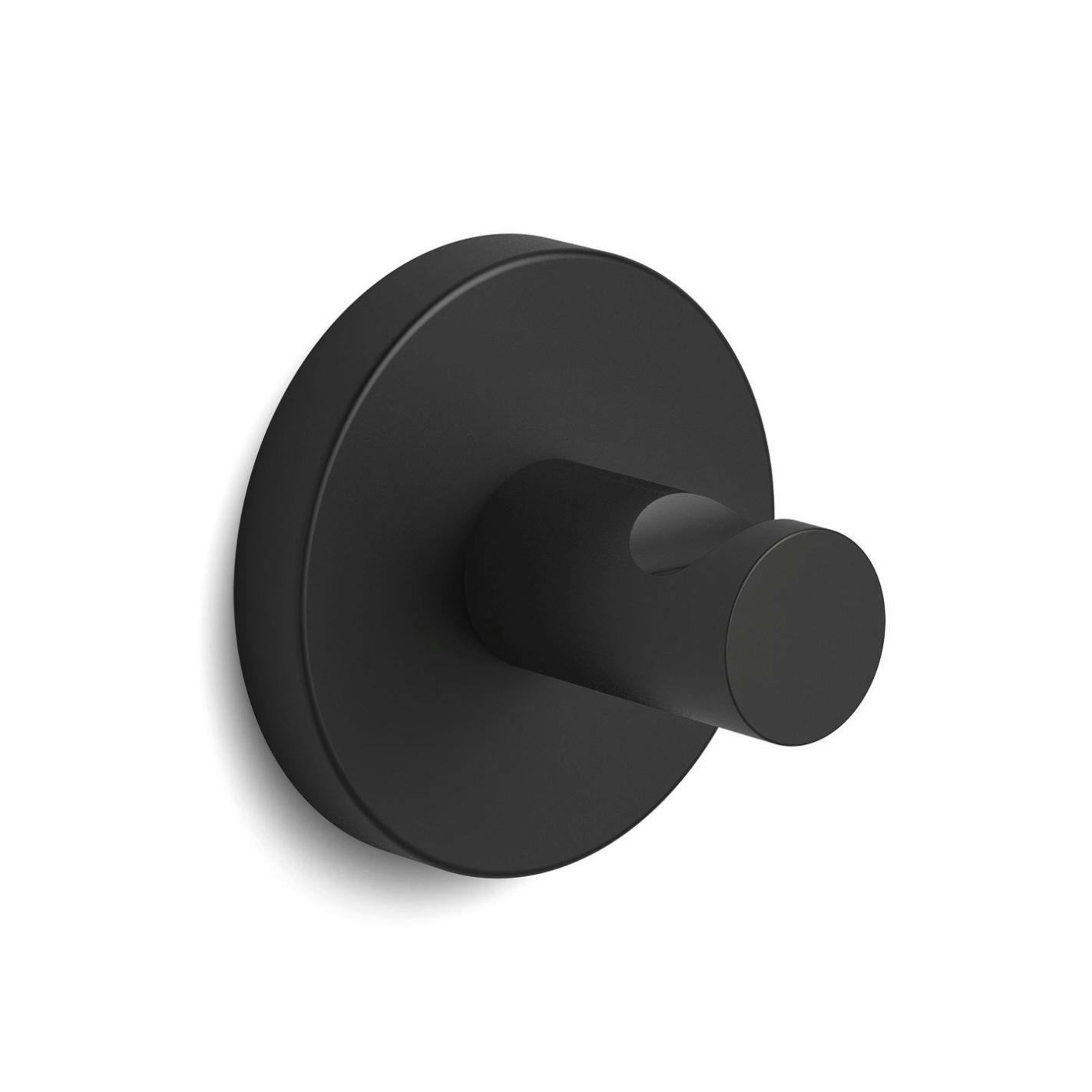 タオルフック マットブラック|ZACK 40854 SCALA タオル掛け タオルラック 1本フック フック 浴室 洗面 キッチン 壁付け DIY ステンレス タオルハンガー・小物収納 タオルフック マットブラック|ZACK 40854 SCALA タオル掛け タオルラック 1本フック フック 浴室 洗面 キッチン 壁付け DIY ステンレス タオルハンガー・小物収納