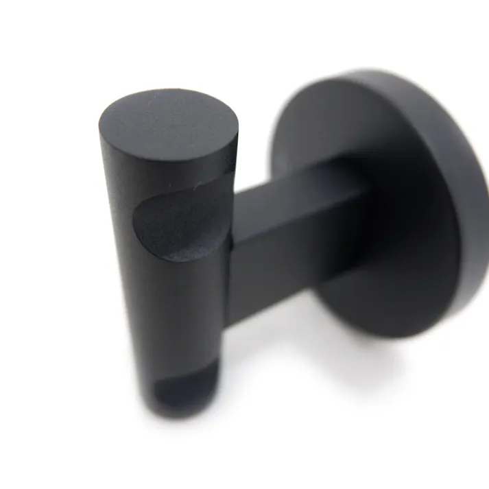 ダブルタオルフック マットブラック|ZACK 40855 SCALA タオル掛け タオルラック ダブル フック 浴室 洗面 キッチン 壁付け DIY ステンレス おしゃれ 雑貨 かっこいい 上質 高級 ホテルライク 男前インテリア インダストリアル ドイツ デザイナーズ