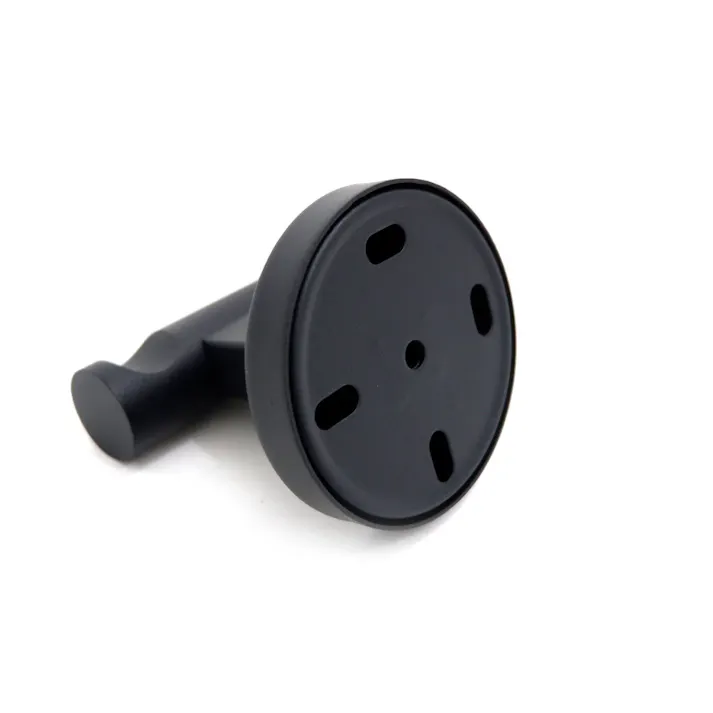 ダブルタオルフック マットブラック|ZACK 40855 SCALA タオル掛け タオルラック ダブル フック 浴室 洗面 キッチン 壁付け DIY ステンレス おしゃれ 雑貨 かっこいい 上質 高級 ホテルライク 男前インテリア インダストリアル ドイツ デザイナーズ