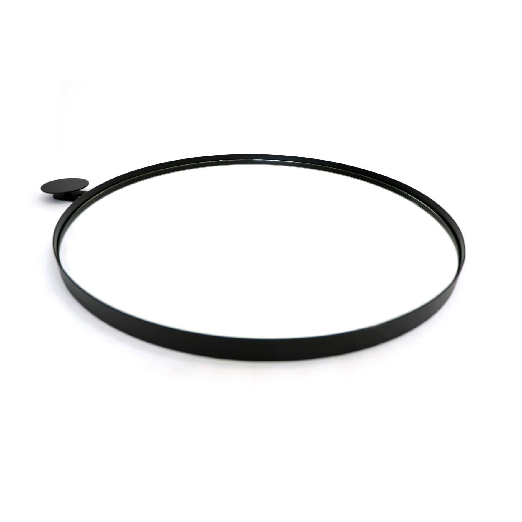 ウォールミラー(ラウンドタイプ) マットブラック｜ZACK 50640 MORMA