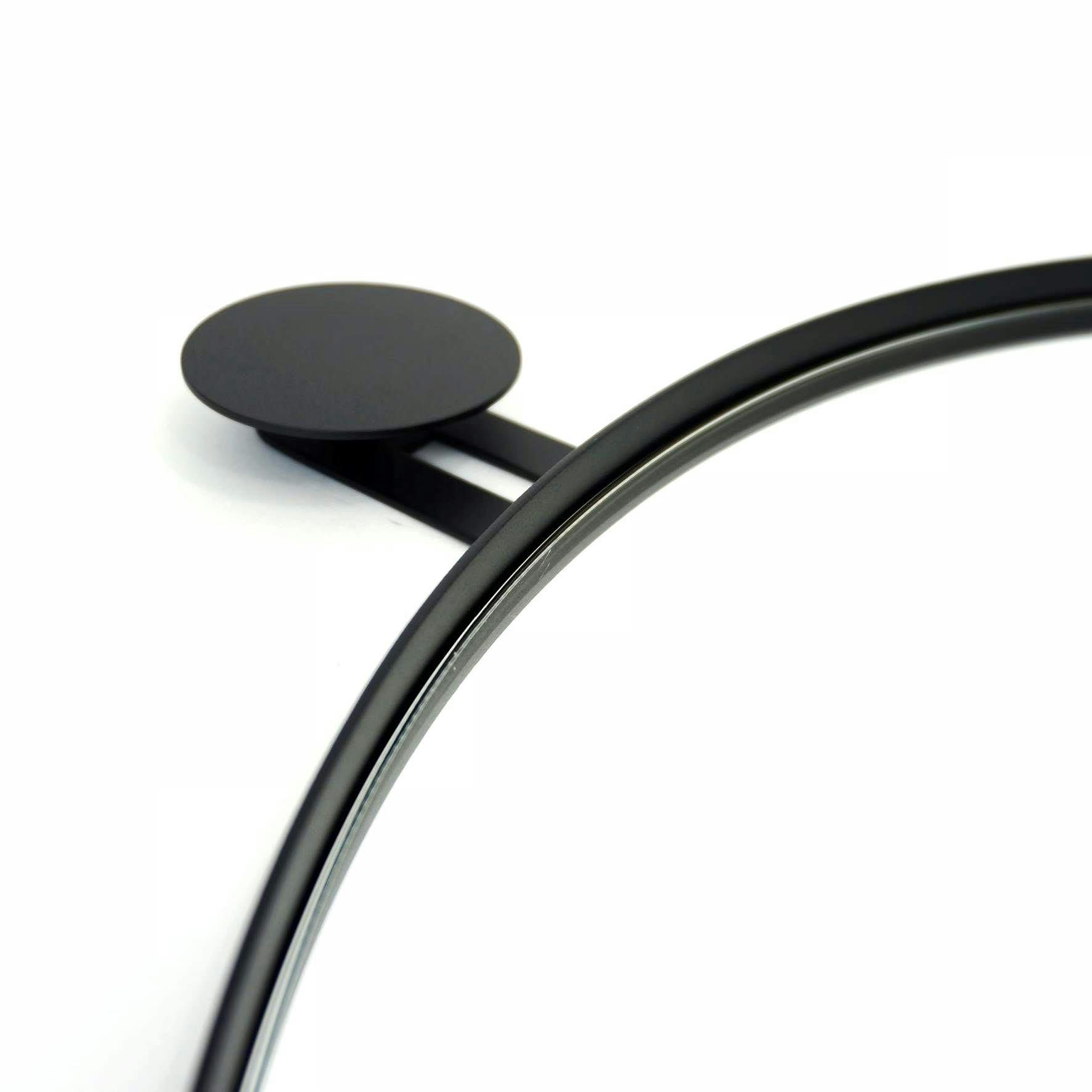 ウォールミラー(ラウンドタイプ) マットブラック｜ZACK 50640 MORMA