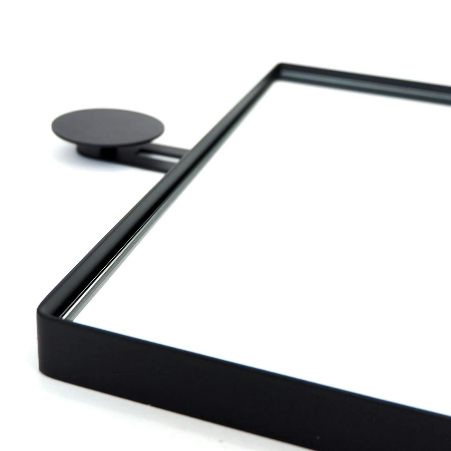 ウォールミラー(スクエアタイプ) マットブラック｜ZACK 50641 MORMA