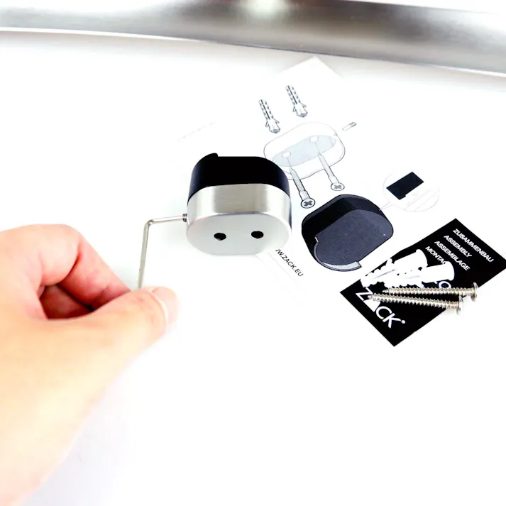 シューホーン(靴べら)|ZACK 50654 CALZO くつべら 玄関 玄関収納 取付 壁付け DIY ステンレス おしゃれ 雑貨 かっこいい 上質 高級 ホテルライク 男前インテリア インダストリアル ドイツ デザイナーズ