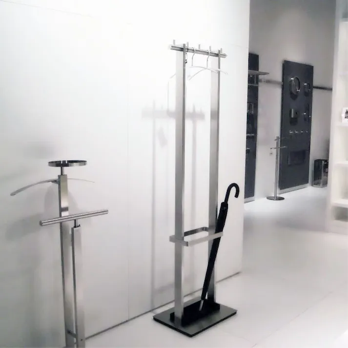 コートラック|ZACK 50684 VESTOR 170cm コート掛け バレット 背広掛け コートスタンド コートラック ハンガー掛け 収納 堅牢 重厚 ステンレス 高級 ホテルライク ドイツ デザイナーズ