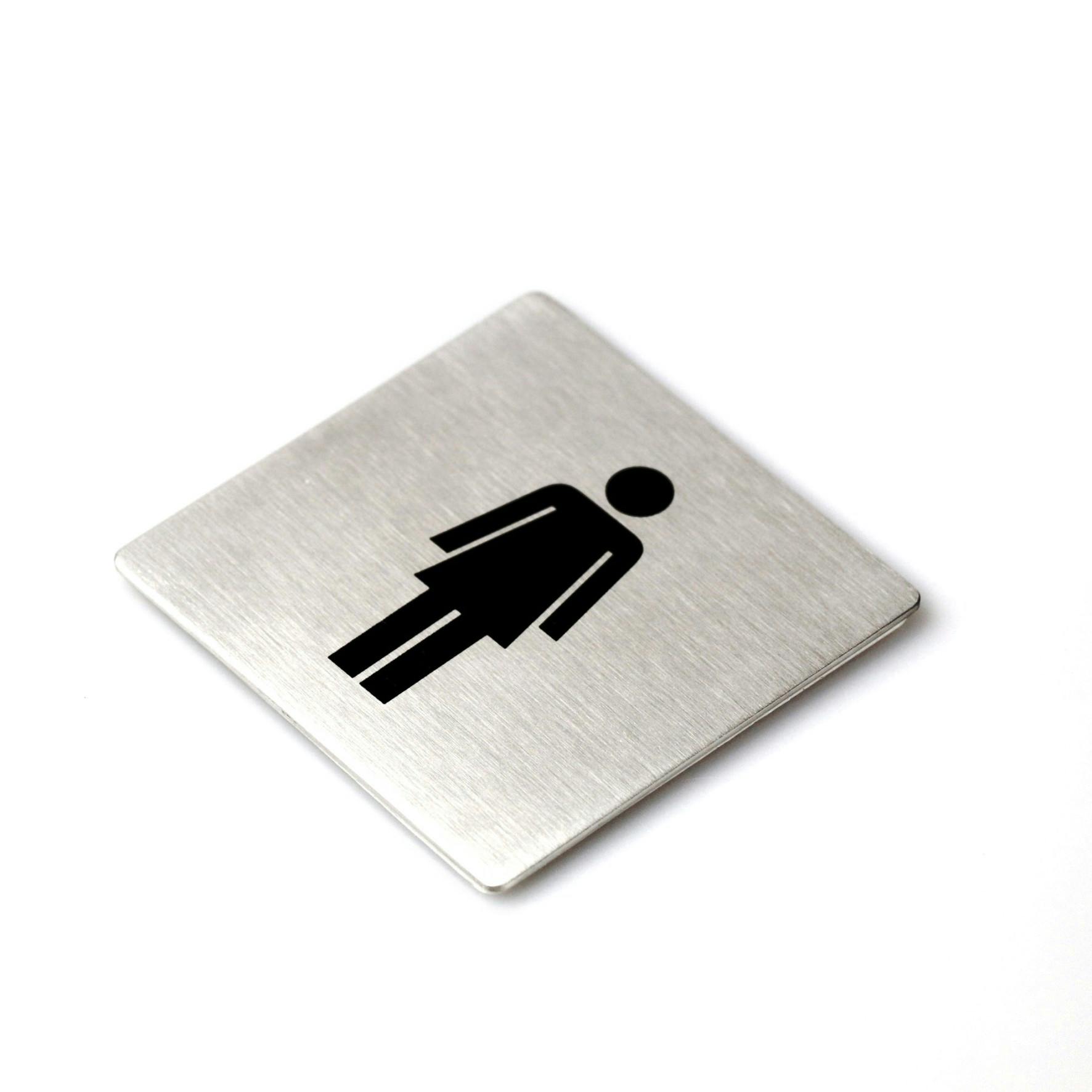 ピクトグラム(女性用トイレ表示板)｜ZACK 50714 INDICI ピクトグラフィ