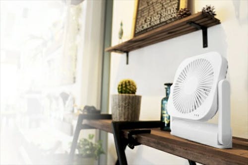 トップランド TOP-LAND 扇風機 どこでもファン ポータブル 卓上