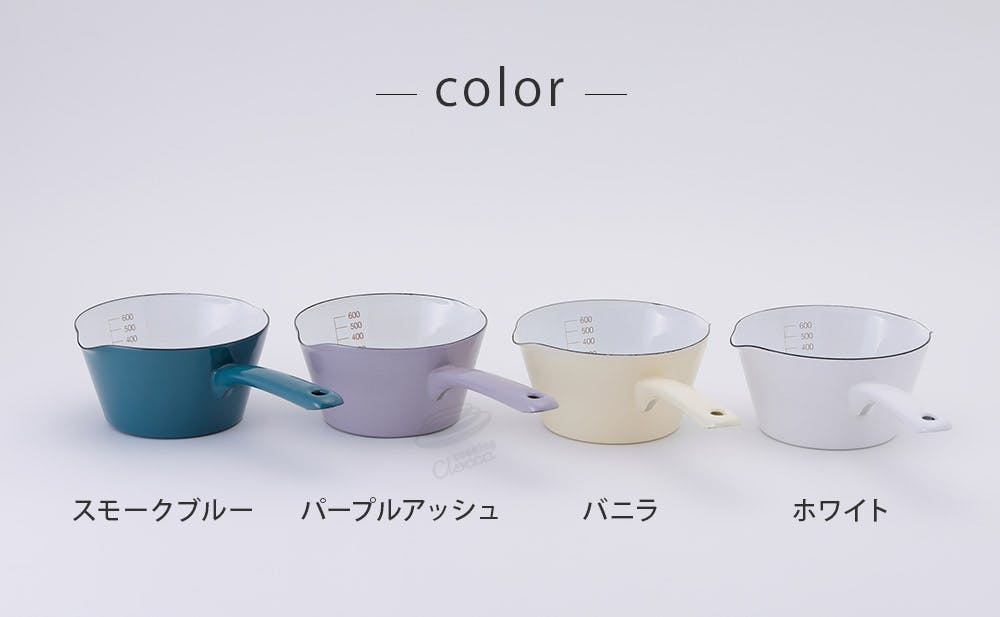 富士ホーロー 目盛付き ミルクパン 14cm ホーロー ガス火 IH対応 0.8L