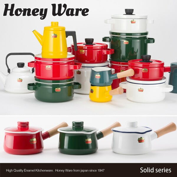 富士ホーロー ソリッド ホーロー ソースパン 18cm IH対応【IH 200V