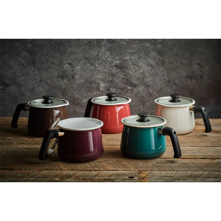 rinto ホーロー マルチポット 2.2L IH対応 和平フレイズ リント【片手鍋 IH 小さめ 揚げ鍋 揚げ物 鍋 ミニ ホーロー鍋 琺瑯鍋】 アイボリー