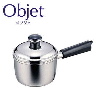 オブジェ ミルクパン 12cm 0.9L ステンレス 宮崎製作所 OJ-1Objetミルクパン12cm 片手鍋 オブジェ ミルクパン 12cm 0.9L ステンレス 宮崎製作所 OJ-1Objetミルクパン12cm 片手鍋