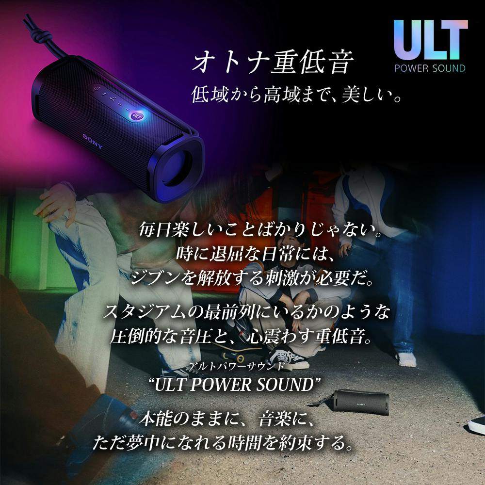 お一人様一台限り】ソニー SONY Bluetooth ワイヤレス ポータブル スピーカー ULT POWER SOUND 防水 防じん 防錆 重低音  SRS-ULT10 DC オレンジ | 電動工具 | ホームセンター通販【カインズ】