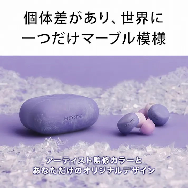SONY 完全ワイヤレスイヤホン LinkBuds S WF-LS900N-VC バイオレット ソニー リンクバッズ WF-LS900N ノイズキャンセリング対応