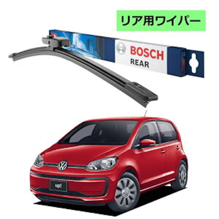 BOSCH リアワイパー 3397008058 A251H ボッシュ ワイパー フラットワイパー 輸入車 ワイパーブレード 替え ウインドウケア ビビリ音 低減 ポリマー コーティング ゴム