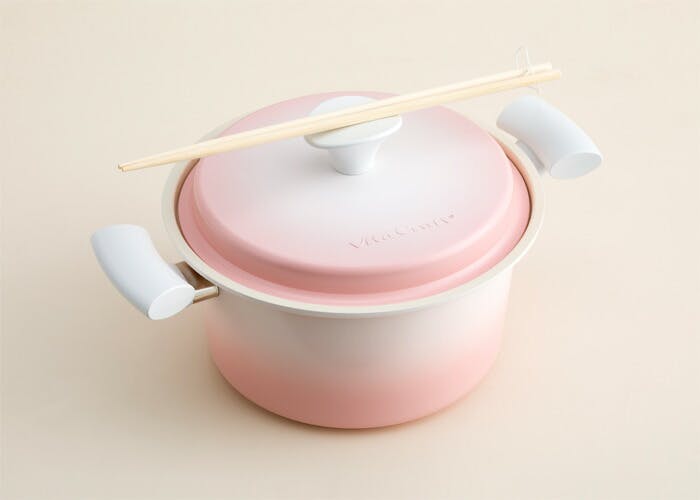 ビタクラフト ライト 両手鍋 24cm セラミックコーティング IH