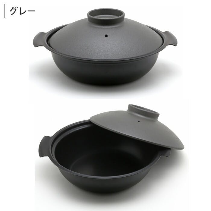 IH DONABE 土鍋 27cm DN-27 ガス火 IH対応 プレッセンス【卓上鍋 IH DONABE 土鍋 27cm DN-27 ガス火 IH対応 プレッセンス【卓上鍋