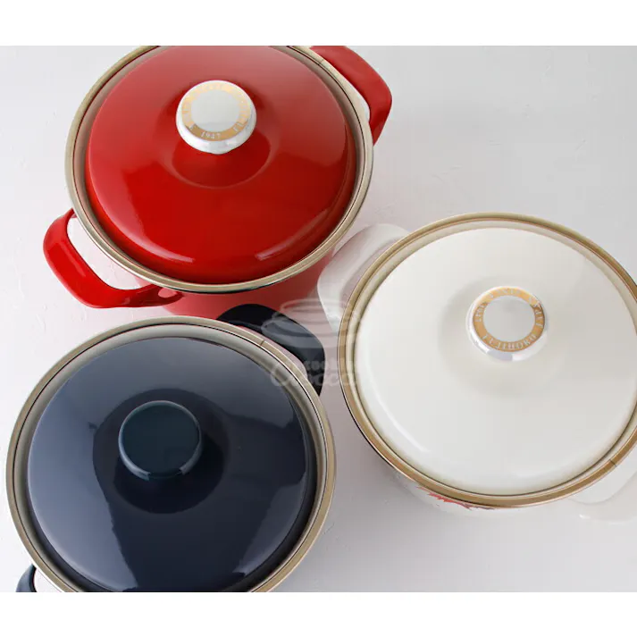 富士ホーロー EXシリーズ ココット 16cm 2.1L IH対応【両手鍋 キャセロール ホーロー鍋 直火】 Fuji