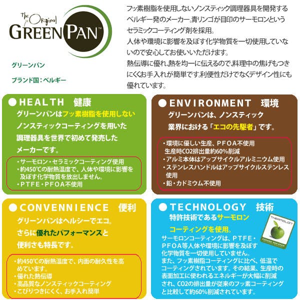 グリーンパン ウッドビー フライパン 28cm IH対応 CC001012-001【IH