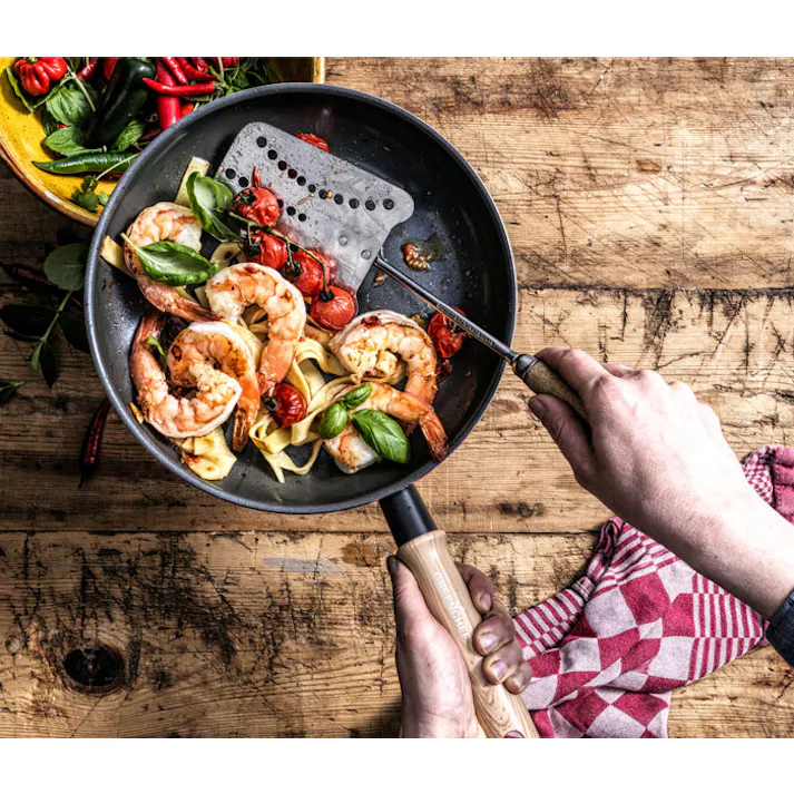 グリーンシェフ フライパン 26cm ビンテージ ブラウニーブラック IH対応 greenchef【ダイヤモンド セラミックコーティング PFOA PFAS フリー IH 200V 食洗機対応】