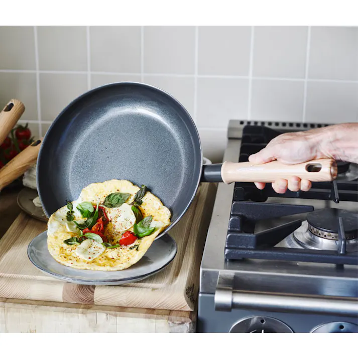 グリーンシェフ ウォックパン 24cm ビンテージ ブラウニーブラック IH対応 greenchef【フライパン 深型 ダイヤモンド セラミックコーティング PFOA PFAS フリー IH 200V 食洗機対応】