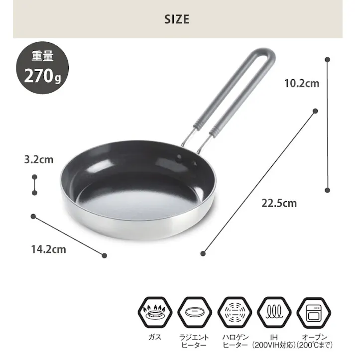 グリーンパン ミニ ステンレス フライパン ラウンド 14cm CC001948-001 ラウンド14cm ミニフライパン,セラミックコーティング,調理器具,小さい,PFOA,PFASフリー,フッ素不使用