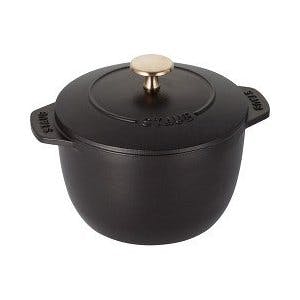 staub ストウブ ストウブ ラ ココット de GOHAN ブラック M 16cm ご飯 