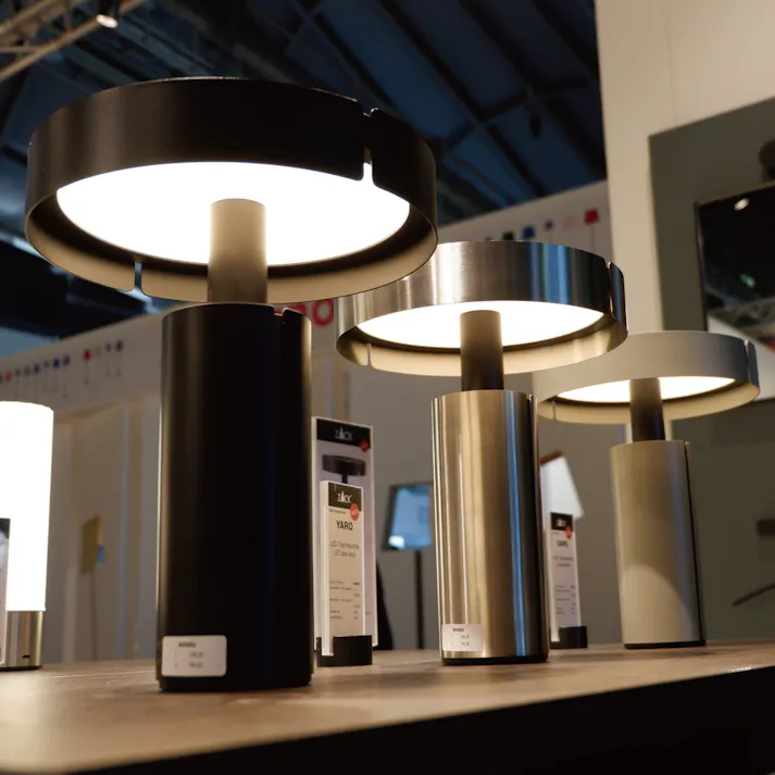 LED テーブルライト マットブラック|ZACK 60083 YARO テーブルランプ デスクライト 卓上 ライト 照明 調光 コードレス USB ホテルライク ステンレス おしゃれ 雑貨 かっこいい 上質 高級 ホテルライク 男前インテリア インダストリアル ドイツ デザイナーズ