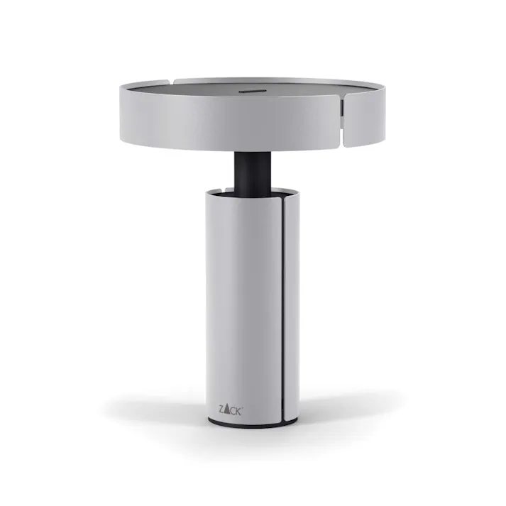 LED テーブルライト グレー|ZACK 60084 YARO テーブルランプ デスクライト 卓上 ライト 照明 調光 コードレス USB ホテルライク ステンレス おしゃれ 雑貨 かっこいい 上質 高級 ホテルライク 男前インテリア インダストリアル ドイツ デザイナーズ