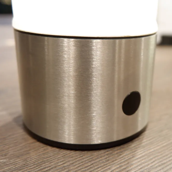 LED テーブルライト|ZACK 60091 MYNA テーブルライト 卓上 ランプ 白 ホワイト 照明 コードレス 持ち運び USB 室内 屋外 ホテルライク ステンレス おしゃれ 雑貨 かっこいい 上質 高級 ホテルライク 男前インテリア インダストリアル ドイツ デザイナーズ