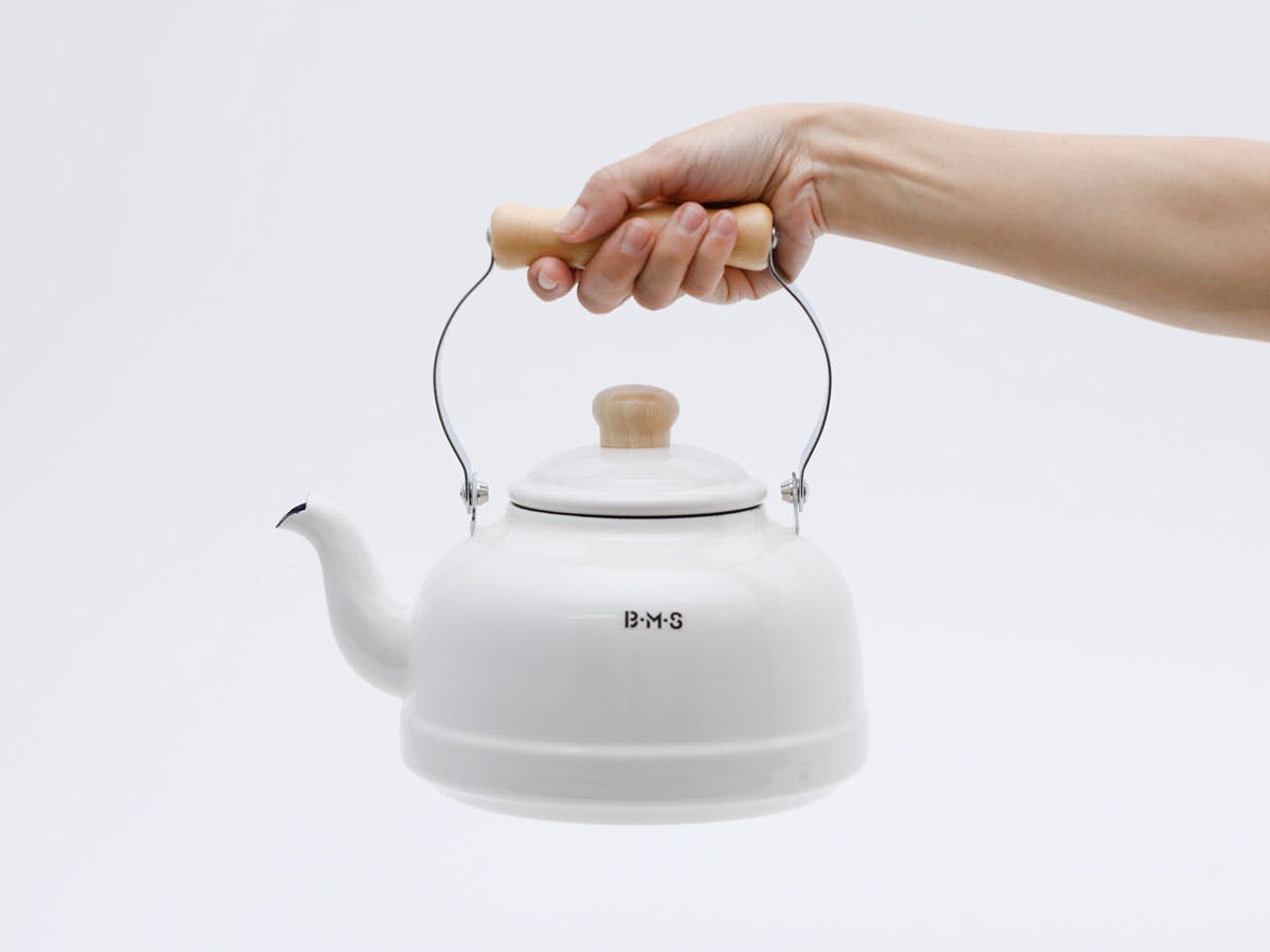 ホーロー やかん ホワイト 富士ホーロー コットンプラス 2.5L ケトル ホワイト CTP-2.5K.W