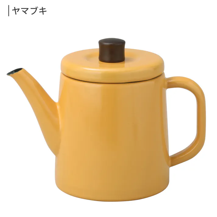 野田琺瑯 ポトル 1.5L ガス火 IH対応【ホーロー やかん ケトル 直火 IH200V対応 琺瑯 ホーローケトル ポット シンプル 調理器具 日本製】 グリーン