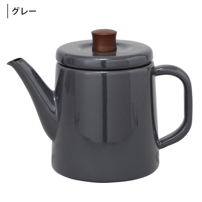 野田琺瑯 ポトル 1.5L ガス火 IH対応【ホーロー やかん ケトル